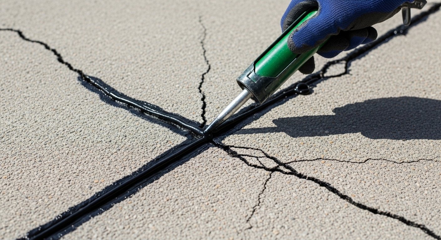 Crack Sealing & Repair - Premium concrete work in Santa Fe, New Mexico